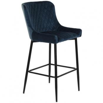 Taburete DKD Home Decor Azul marino Metal 47 x 58 x 96,5 cm