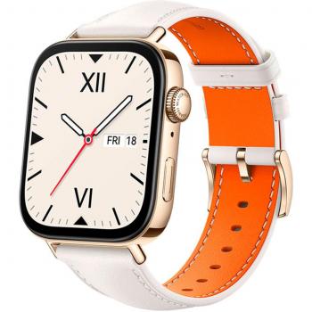 HUAWEI WATCH FIT 3 Blanco Piel, Pantalla AMOLED de 4,62 cm (1.82 pulgadas), resolución de 408 x 480 píxeles, conectividad Wifi y GPS (satélite)