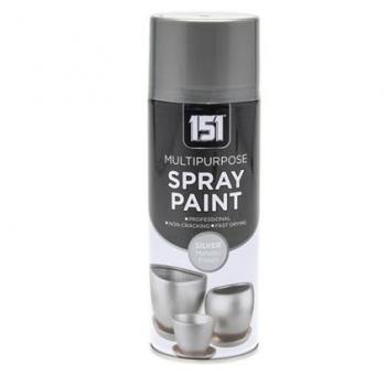 Multi-Purpose Spray Paint Metallic Silver 400ml