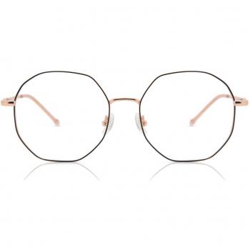 Gafas Anti-Azules Ovaladas Metal Negras con Armazón Completo para Hombre - SmartBuy Collection
