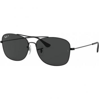 Ray-Ban RB3799 002/48 Unisex Square Black Sunglasses