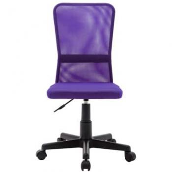 Silla de oficina de tela de malla morada 44x52x100 cm Púrpura