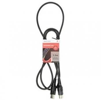 Chord Quality Midi Lead 1.5m, BLACK