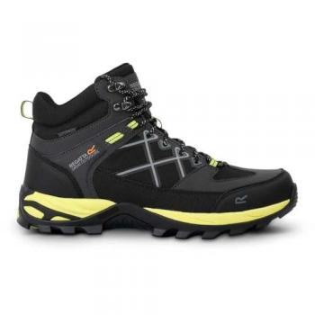 Regatta Men's Samaris III Waterproof Hiking Boots - Ash Lime Punch, Size UK 12