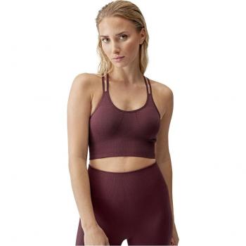 Born Living Yoga - Top de mujer Malala Medium Support Rojo L