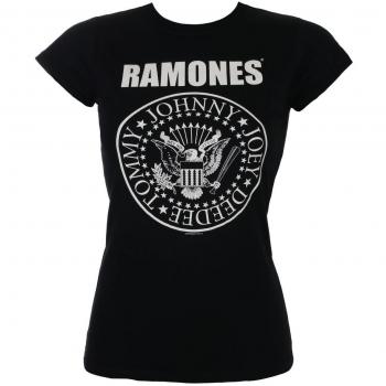 Ramones Women's Seal Skinny Fit T-Shirt - ROCK OFF XL