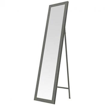 Espejo de pie de cuerpo entero gris nórdico de madera 37x157 cm Lola Home