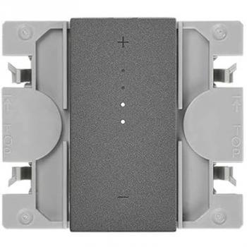 Interruptor Regulable PWM Tira de LED iO tecla estrecha titanio 270