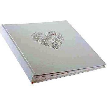 Goldbuch Love Buchalbum weiß, 30x31cm, 60 weiße Seiten