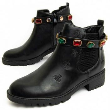 Botín Casual para Mujer Montevita Bottivita11 93916 Negro Talla: 36