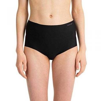 Calvin Klein High Waist Hipster Braguita, Negro