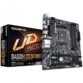 Gigabyte B450M DS3H WiFi, Socket AM4, Micro ATX, 4x DDR4 Slots