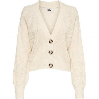 Cárdigan Corto de Punto Justy Beige para Mujer