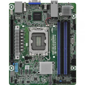Placa Base ASRock Z690D4ID-2T/G5/X550 Mini ITX LGA 1700 con Soporte para Intel y Conectividad Dual Ethernet