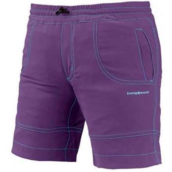 Trango OSSA Pant. Corto, Unisex niños, Purpura/Verde Arcadia, 10
