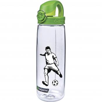 Nalgene 'Everyday OTF' - 0,7 L, transparent-grÃŒn, Fussballer zweifarbig