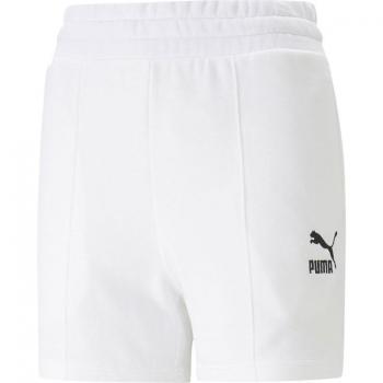 Puma Shorts CLASSICS Pintuck blanco mujer - M