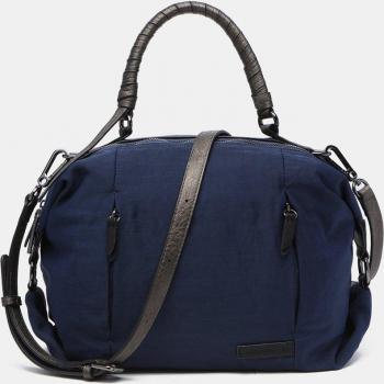 Bolso de mano multiposición para i-Pad Euphoria con asa trenzada en azul