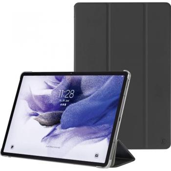 Funda Plegable Hama para Samsung Galaxy Tab S7 FE y S7+ 12,4 - Color Negro, con Función de Soporte y Tapa Magnética