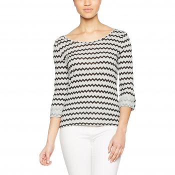 ONLY Onljess Zigzag Jrs Top Box, camiseta sin mangas Mujer, Multicolor