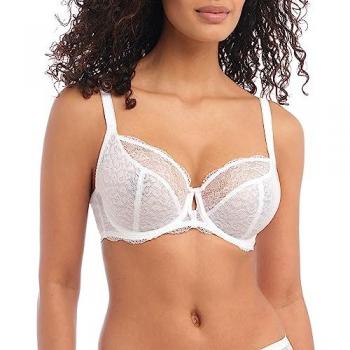 Freya Women's Fancies Underwire Plunge Bra - White - Size 38C