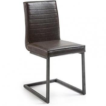Kavehome Silla Tusk, marrón oscuro
