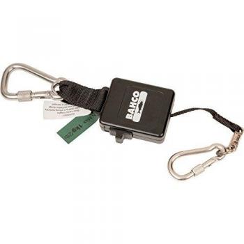 Cuerda Retráctil con Mosquetón Fijo para 1 kg y 1 m de Longitud