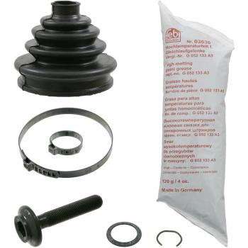 FEBI BILSTEIN Juego de fuelles para junta homocinética 02409, incluye fuelles de alta calidad, resistencia a la abrasión, protección contra suciedad y humedad, fácil instalación y ajuste perfecto para vehículos específicos