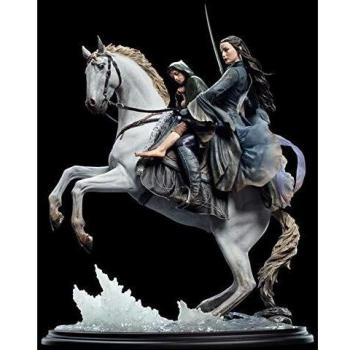 WETA Collectibles Señor de los Anillos Estatua Arwen & Frodo en Asfaloth, multicolor