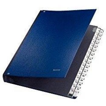 Carpeta de escritorio LEITZ A4, 1-31, 32 compartimentos, plástico, azul