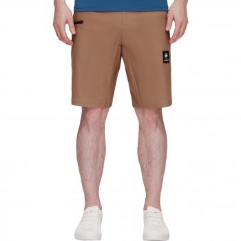 Pantalón corto Mammut Massone marrón claro - L, características: tejido ligero, secado rápido, cintura ajustable, múltiples bolsillos, ideal para actividades al aire libre