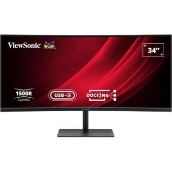 Monitor Curvo LED Viewsonic VG3419C-2 34 UltraWide Quad HD 3440 x 1440, 120Hz, VA, 300 nits, Tiempo de Respuesta 3.5ms, HDMI