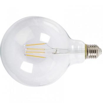 Lámpara LED Filamento Globo G125 8W 6400K Transparente