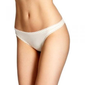 Calvin Klein Seductive Comfo, Tanga para Mujer, Crema, Medium