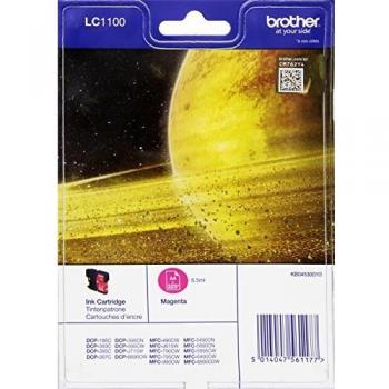 Brother LC1100 - Cartucho tinta, color magenta