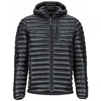 Marmot Avant Featherless Hoody Chaqueta De Senderismo Aislante Ligera, Chaqueta De Abrigo Para Exteriores, Anorak Resistente Al Agua, Resistente Al Viento, Hombre, Black, XL