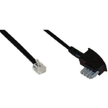 Cable de Conexión TAE-N a RJ11 (6P4C) de 6m - Accesorio para Teléfono