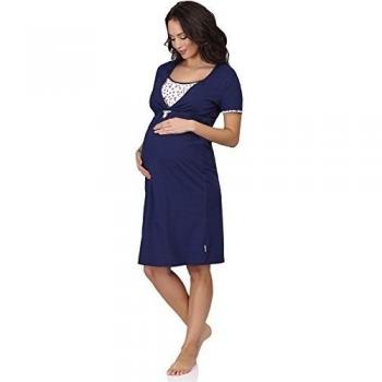 Be Mammy Premamá Camisón para Mujer Tulpe-KR