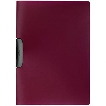 Carpeta Clip DURASWING A4 Polipropileno (PP) Color Burdeos para 30 Hojas