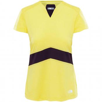 North Face W SHARETA II tee Camiseta, Mujer, Blazing Yellow drk Heathr, S