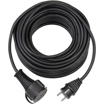 Brennenstuhl - Cable alargador con conectores hembra y macho y tapa de seguridad