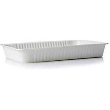 SELETTI El Rectangular para el Horno en Porcelana cm. 31,5 x 21,5 h.4,5, Color Blanco