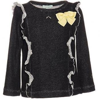 Nanos 2617513214, Felpa Para Niñas, Negro, 16