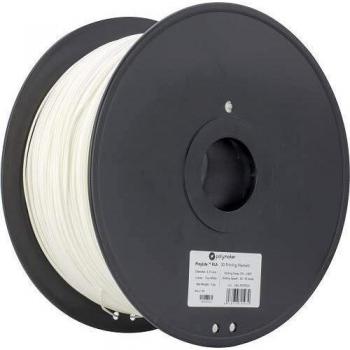 Filamento Polymaker PolyLite PLA 1.75mm Blanco 3kg para Impresora 3D FDM
