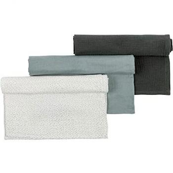 Set de 3 muselinas 65x65 cm Axel y Luna - NATTOU