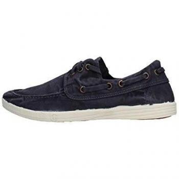 Zapatillas de lona Natural World 3102E Hombre Azul