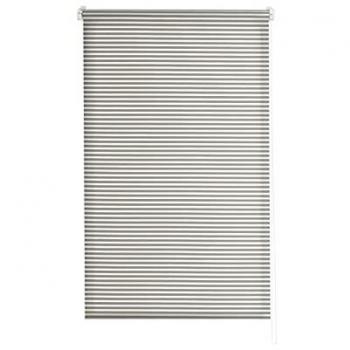 Estor Enrollable Translúcido Liso Gris Robert 45 x 195 cm Sin Taladrar