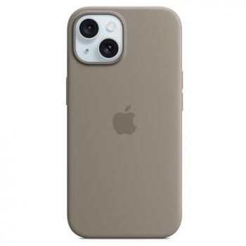 Funda Silicona MagSafe Original para iPhone 15 - Color Tonbraun