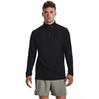 Under Armour Qualifier Run Men's Black Long Sleeve Half Zip Shirt