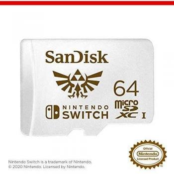 SanDisk microSDXC UHS-I card for Nintendo 64GB - Nintendo licensed Product